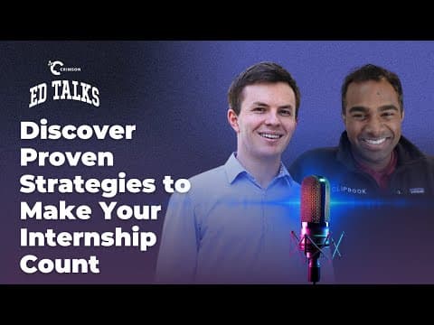 Mastering Your Summer Internship for Future Triumphs